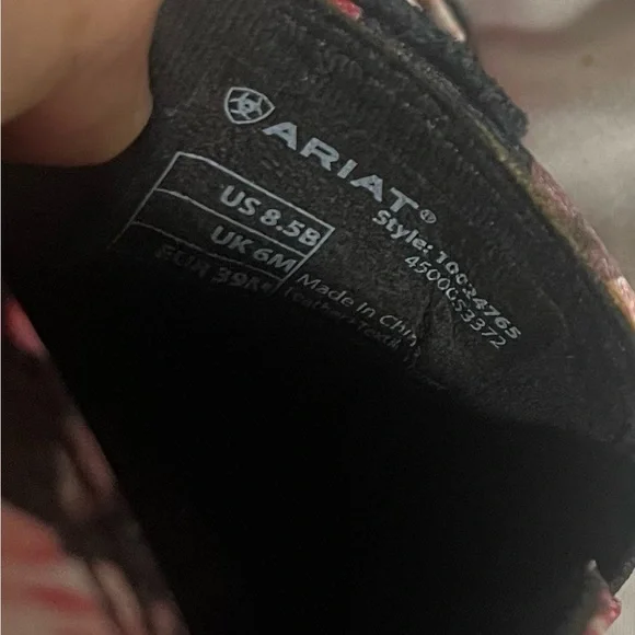 Ariat Casual Floral Flat Shoes - Picture 12 of 12